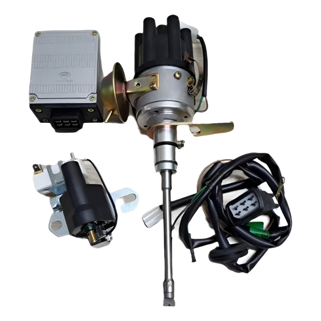 Kit Ignição Jeep Willys 6cc Eletrônica | Bobina Módulo | Completo Rural F75 | Substitui Platinado