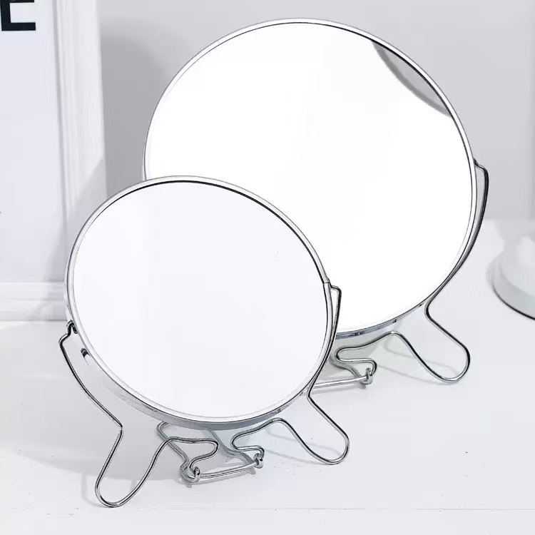 Espelho De Mesa Dupla Face P/ Ótica Maquiagem Aumento Tamanho 6/7/8