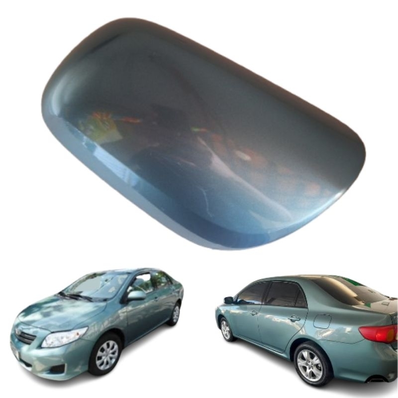Capa Retrovisor Toyota Etios 2010 a 2013 Original Metagal LE verde boreal