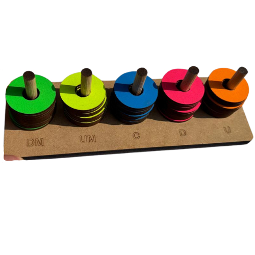 Ábaco Aberto 50 Argolas Brinquedo Educativo Pedagógico Números Matemática em Oferta na Shopee