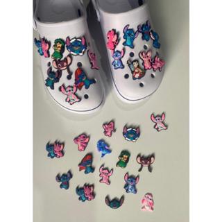 2 a 12 Pins/Bottons Emborrachados Para Babuche - Nova Coleção Stitch em Oferta na Shopee