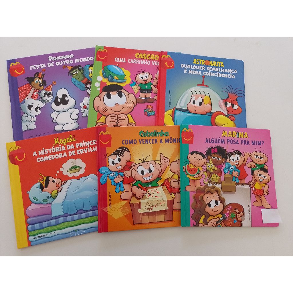 Lote Com 6 Livros Promocionais Mcdonald S Sendo Luca A Nossa Máquina,  Entre Outros Ac387 (Usado