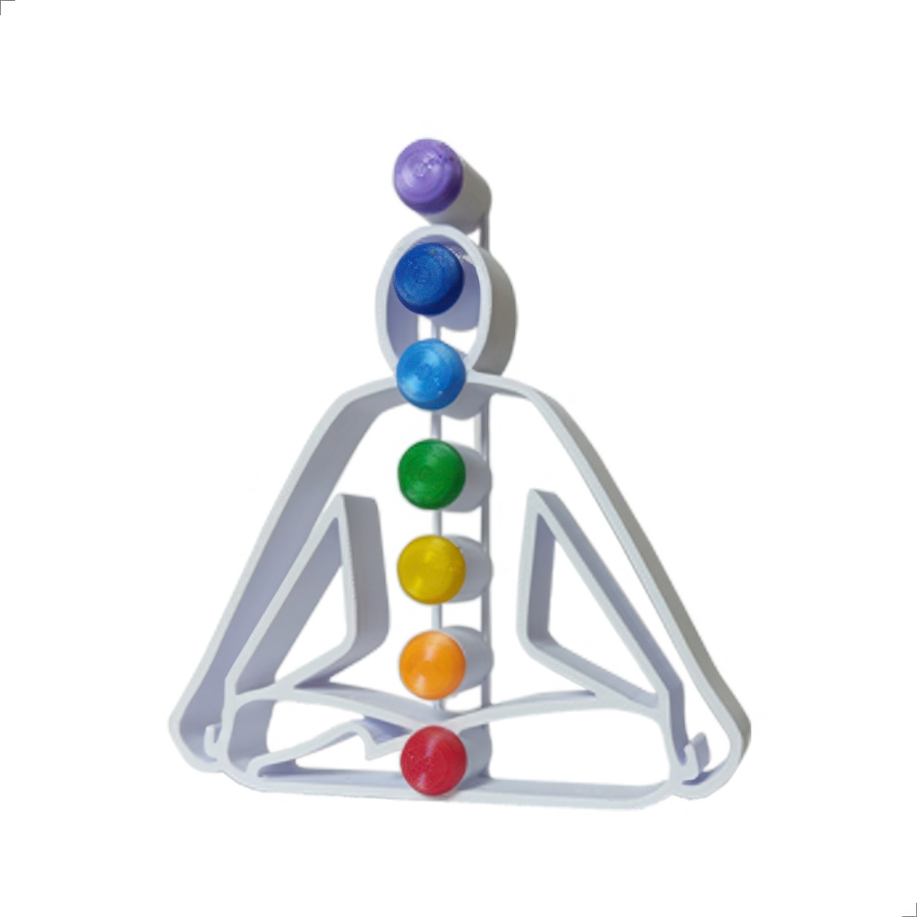 Imagem Decoração 7 Chakras Meditação Enfeite Budha Energia Espiritual Mandala