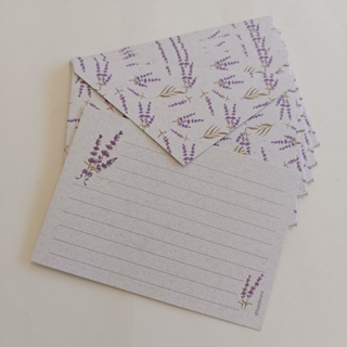 Cartão de Agradecimento com Envelope | LAVANDA em Oferta na Shopee