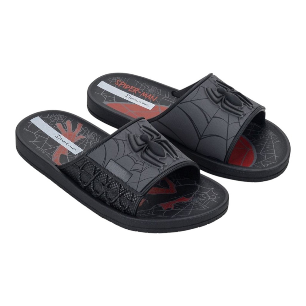 Chinelo Slide Infantil Ipanema Spider Man Masculino