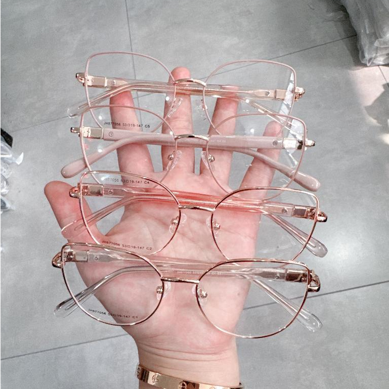 Óculos feminino armação pra grau de descanso lançamento 59368 em Oferta na Shopee