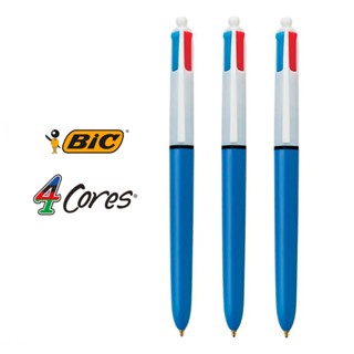Caneta Bic 04 Cores Esferografica Retratil ponta 1.0 em Oferta na Shopee