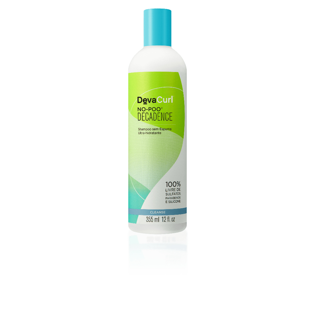 Deva Curl Shampoo No-Poo Decadence 355ml – Limpeza Hidratante para Crespos – Curvaturas 3C 4A 4B 4C