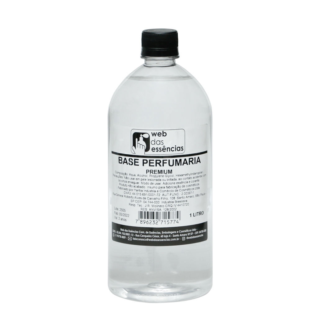 BASE PARA PERFUME - PERFUMARIA PREMIUM (1 LITRO) -
