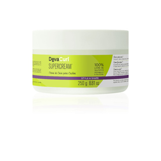 Deva Curl SuperCream 250ml – Hidratação e Definição para Crespos – Curvaturas 3C 4A 4B 4C em Oferta na Shopee