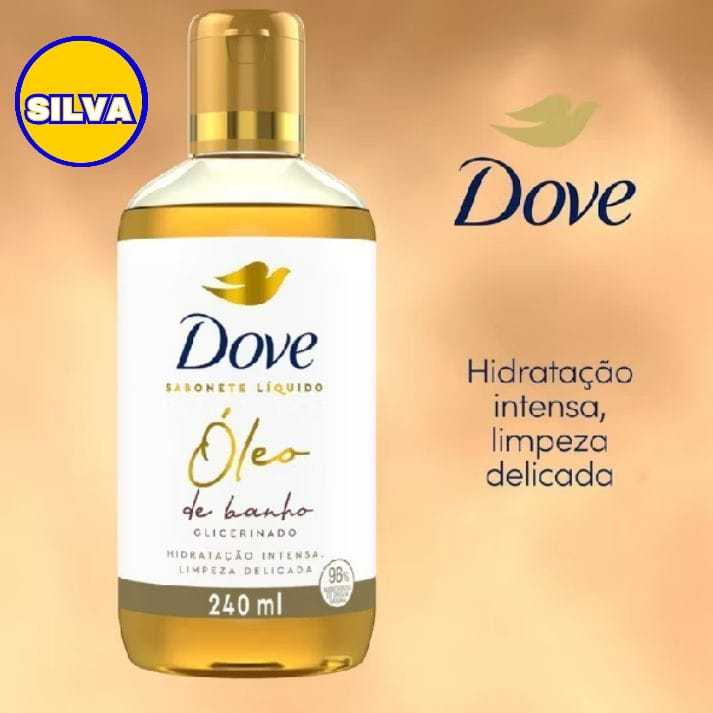 SABONETE LÍQUIDO ÓLEO DE BANHO DOVE 240 ML