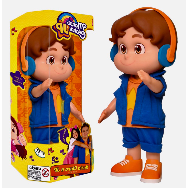 Boneco JP Youtuber Com Fone Baby Brink 1056 Fala 14frases- ORIGINAL