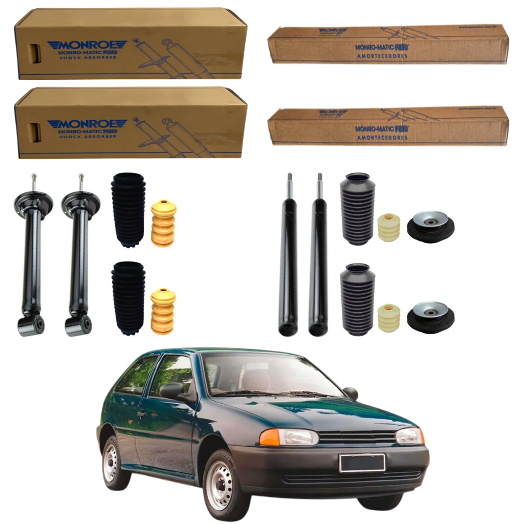 KIT 4 AMORTECEDOR GOL SPECIAL G2 2001 A 2005 MONROE + KIT