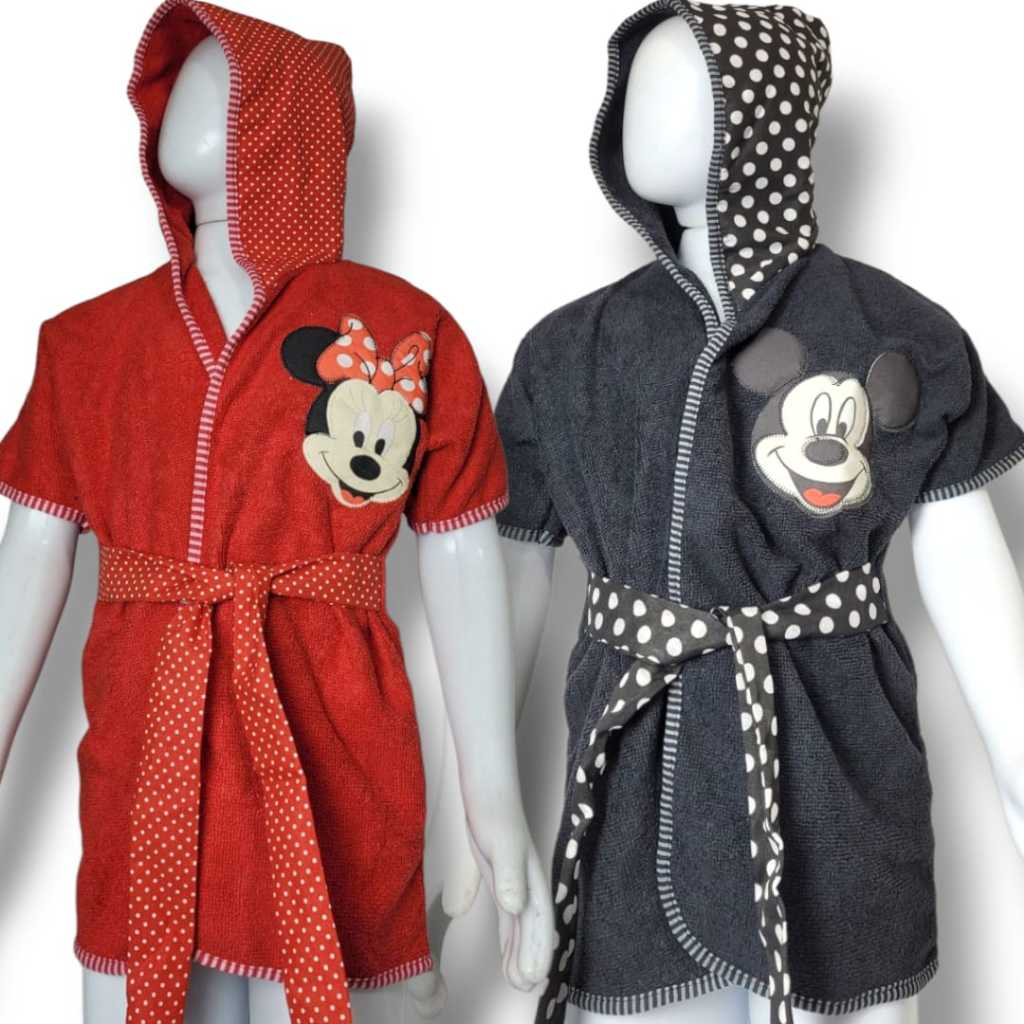 Roupao Infantil Capuz Menino e Menina Atoalhado Cores Diversas Muito Macio