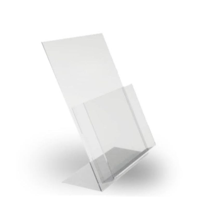 Porta Panfleto em acrílico A 4