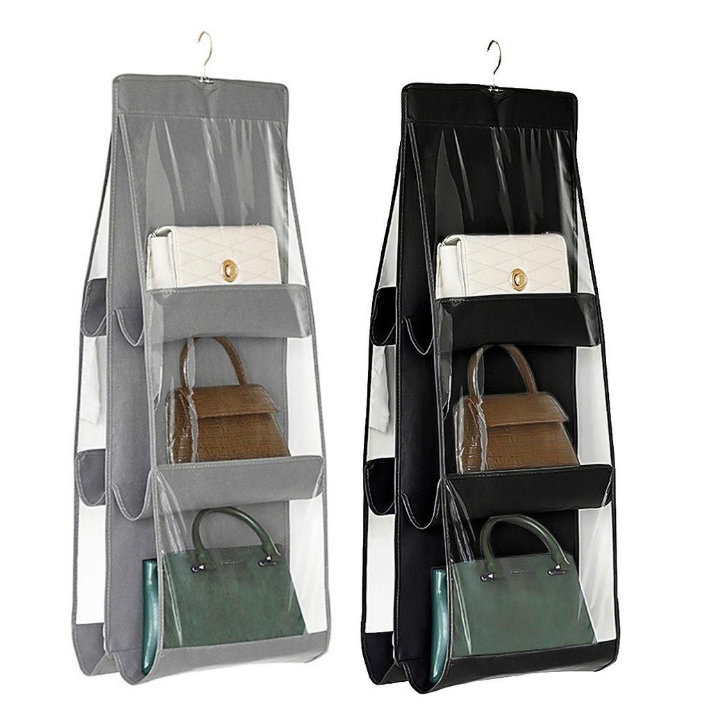 Organizador Multiuso Suporte De Bolsas Com Cabide Para Guarda Roupas