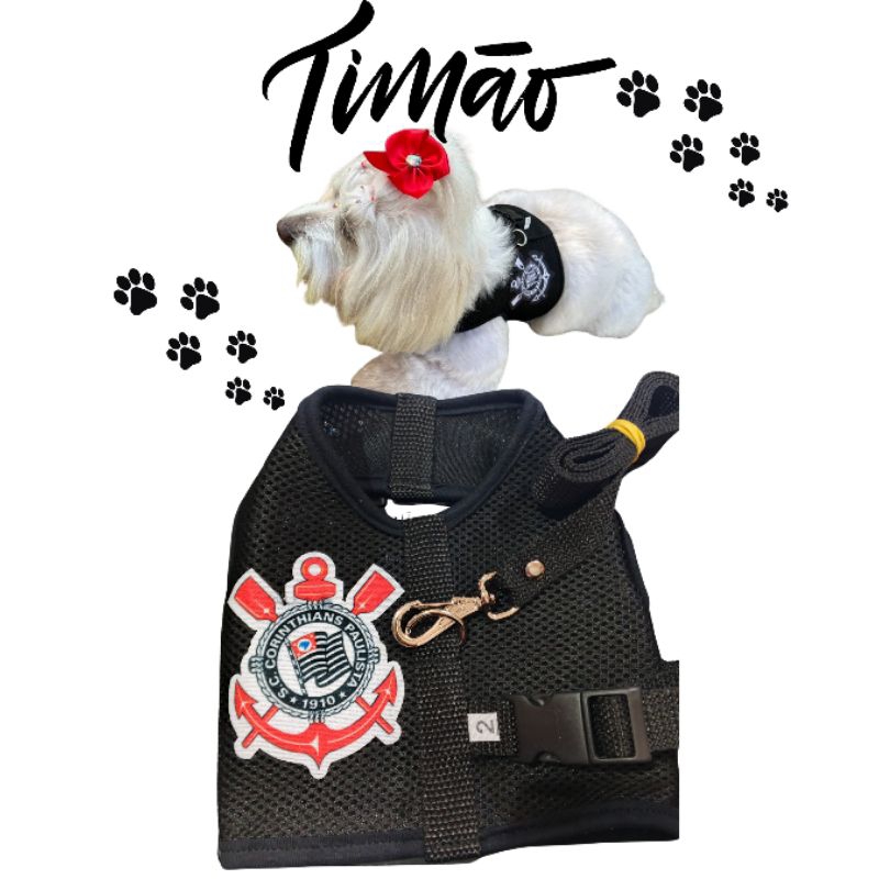 Roupinha de Cachorro Corinthians em Oferta na Shopee