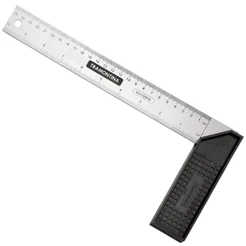 Esquadro 25cm Tramontina de Aço e Cabo de Plástico 43170/010