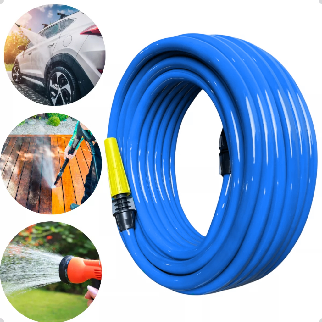 Mangueira Jardim 20m 1/2 2mm Não Dobra Torce Chata Antitorção Vap Lavadora