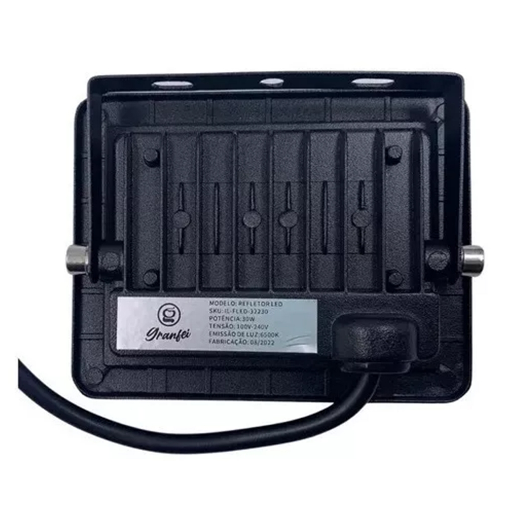 Kit Mini Refletor Led IP65 Projetor 100/200W Smd Holofote A Prova D'agua Branco Frio 2UN 3UN Luminax