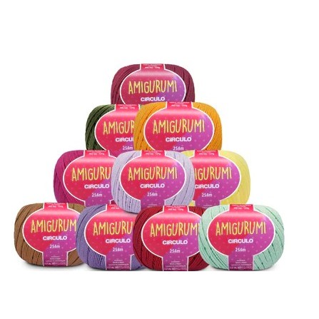Fio Amigurumi Circulo 100% Algodão para Crochê e Tricô em Oferta na Shopee