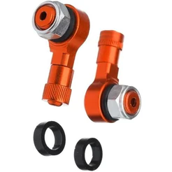 Válvula Bico Pneu Sem Câmara 90 Graus Moto Universal Kit 2