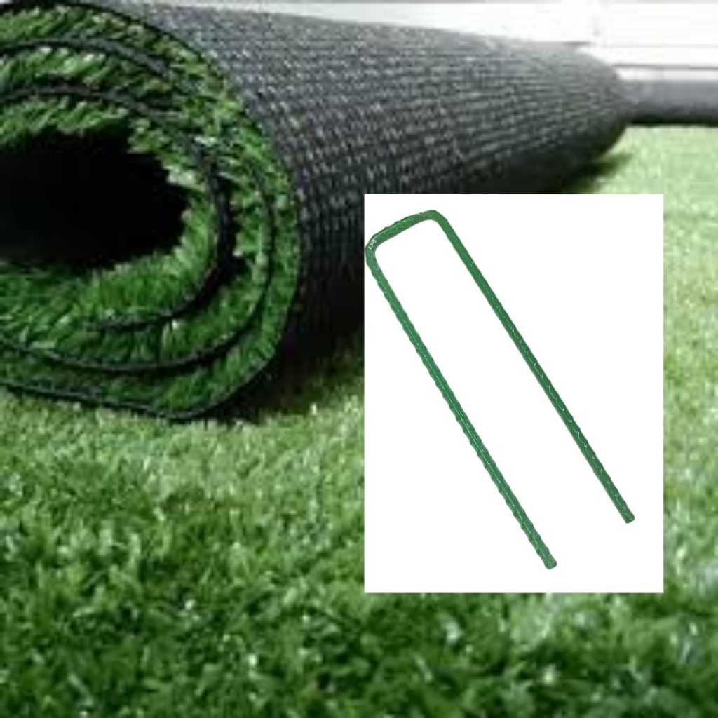 GRAMPO PARA FIXAR GRAMA SINTÉTICA KIT C/20, em Oferta na Shopee