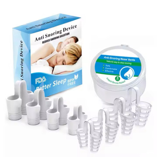 Kit 8 Dispositivos Anti Ronco Clips Dilatadores Nasais para Melhorar Sono e Respiração LIVRE DE BPA em Oferta na Shopee