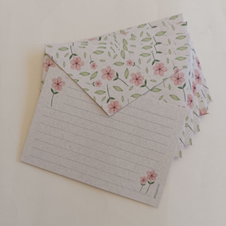 Cartão de Agradecimento com Envelope | JASMIM em Oferta na Shopee