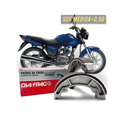 PATIM DE FREIO TITAN-FAN-BROS 125-150-160 DIANT E TRAS/ BIZ 100-125 DIANT - ( 0,50 )