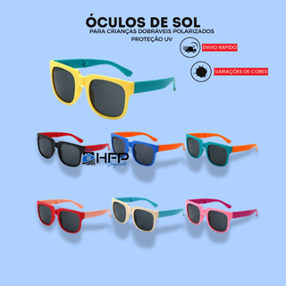 Óculos De Sol Para Crianças Dobráveis Polarizados Proteção UV Meninos Meninas Moda Fofa Bebês Presente De Aniversário em Oferta na Shopee