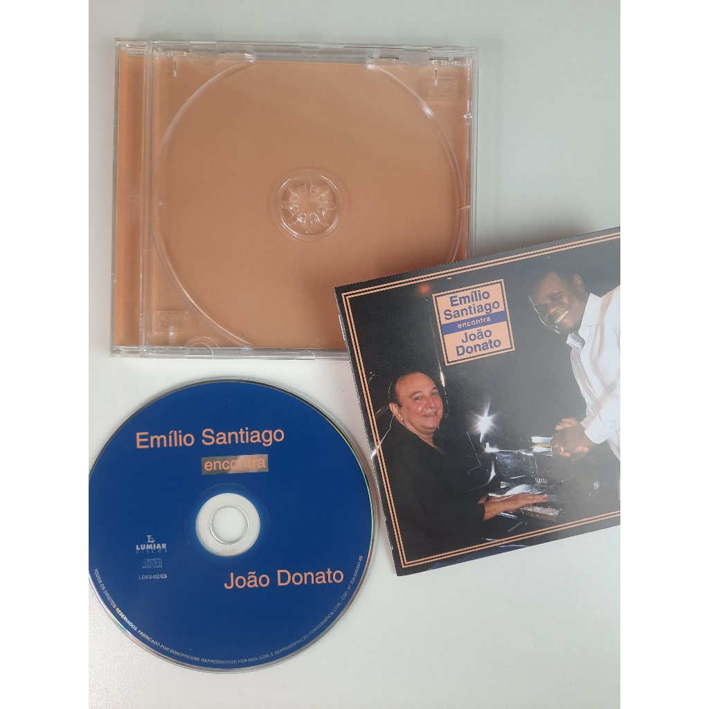 CD Emílio Santiago Encontra João Donato 1990 Raro