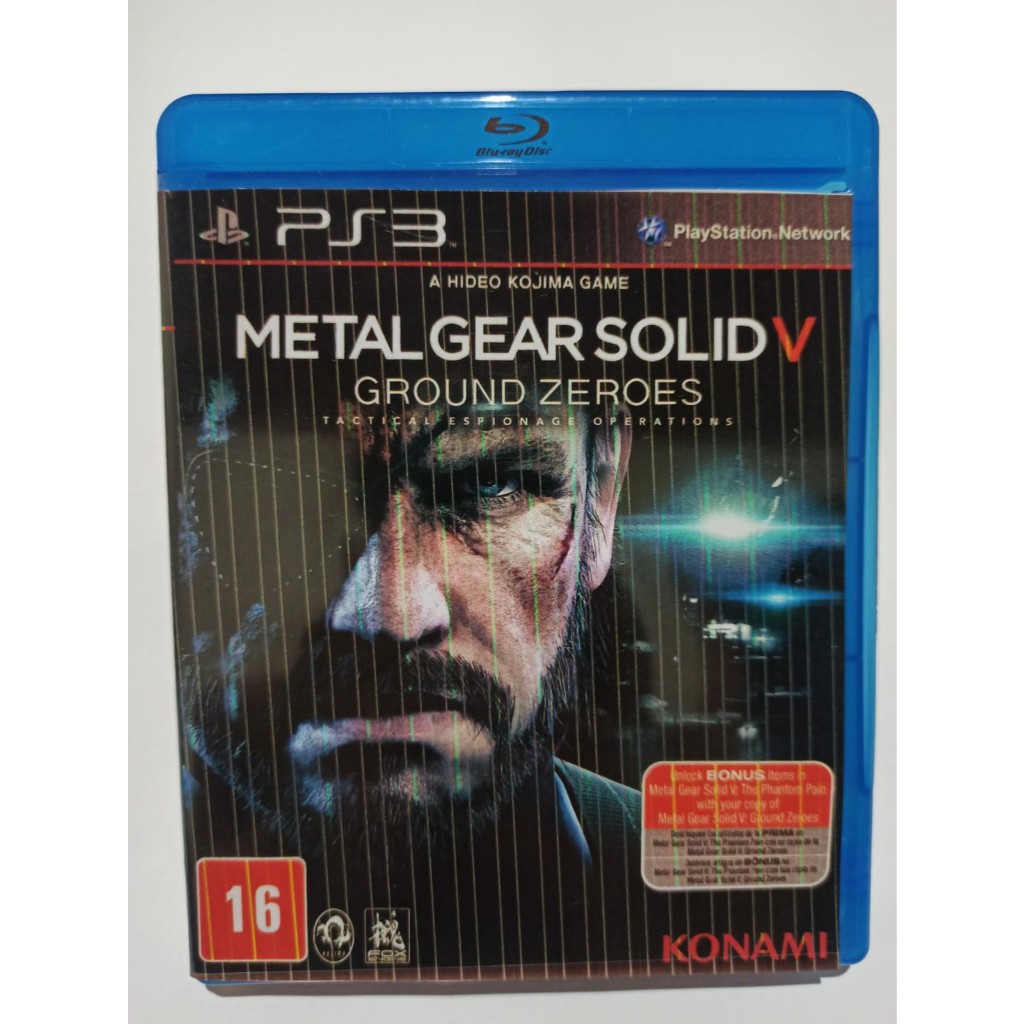 Metal Gear Solid V (ground Zeroes) Ps3