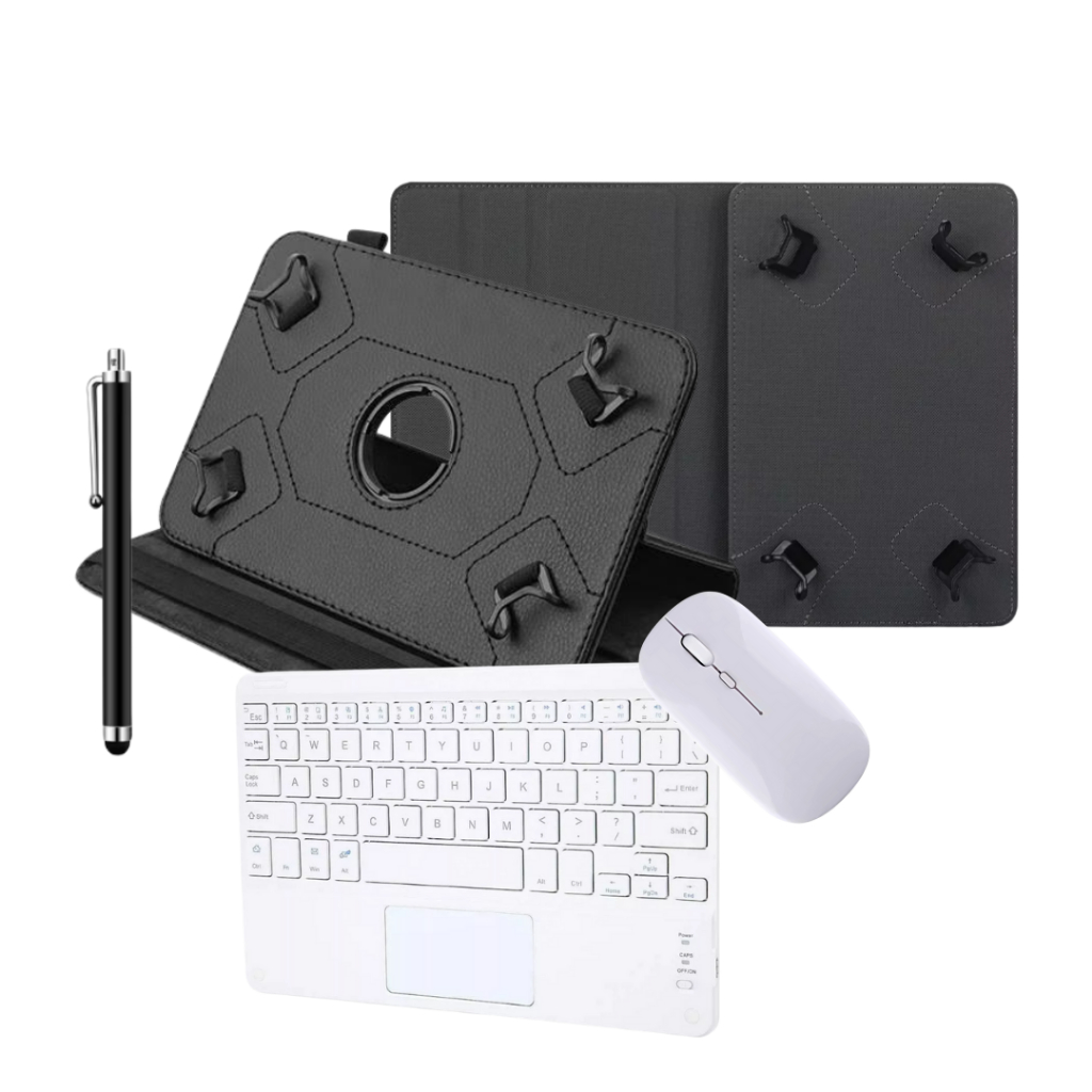 Kit Executivo Capa com Teclado Touchpad + Mouse + Caneta Para Tablet Vaio Tl10