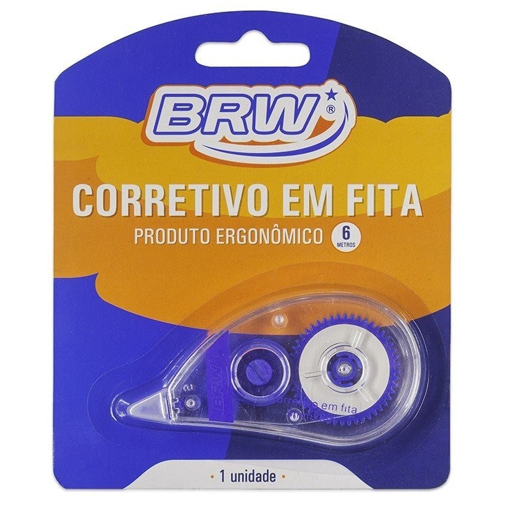 Corretivo Em Fita 6x5mm Blister BRW