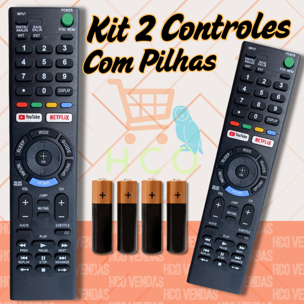 Controle Tv Sony Smart 4k Rmt-tx300b Com Youtube E Netflix em Oferta na Shopee
