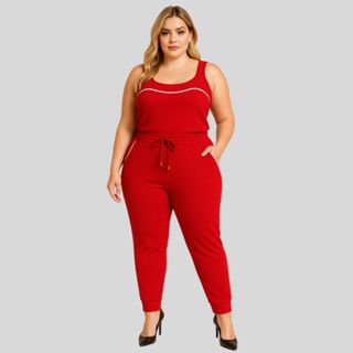 Conjunto Plus Size Feminino com Regata e Calça. Conjunto Feminino Plus Size de Inverno e Trabalho. em Oferta na Shopee