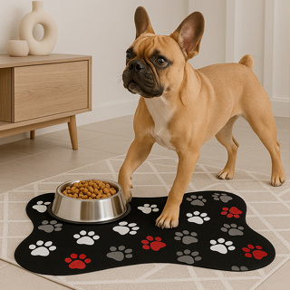 Tapete Para Comedouro PET 38x25 –  Patinhas em Oferta na Shopee