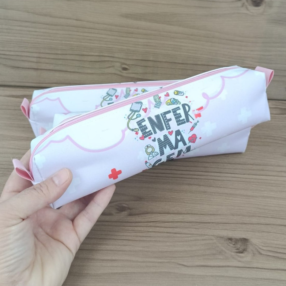 Estojo Personalizado profissões Pedagogia Enfermagem Fisioterapia Nutrição