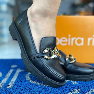 Sapato Mocassim  Tratorado Beira Rio Fivela CONFORT - Feminino em Oferta na Shopee