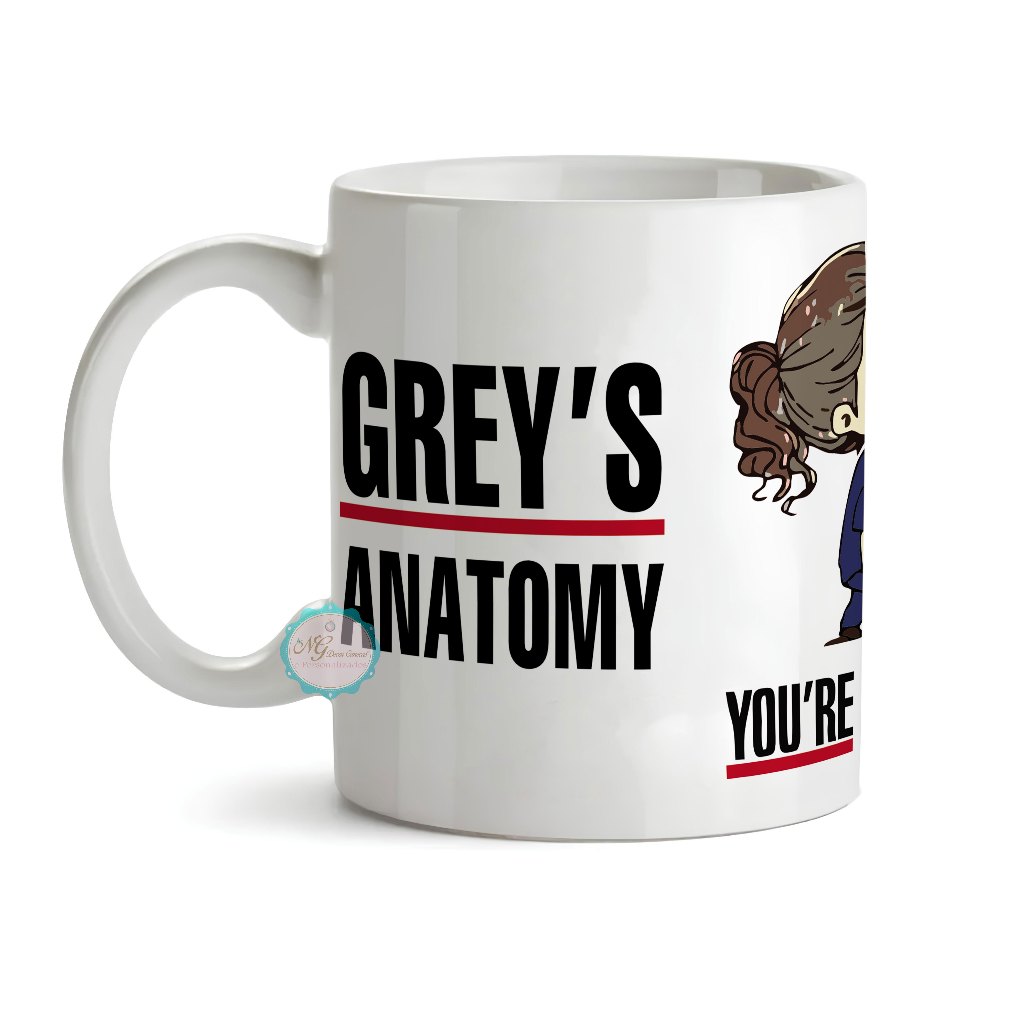 Caneca Greys Anatomy You Are My Person Série Imperdível