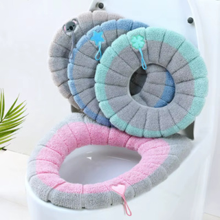 Capa De Assento De Vaso Sanitário Almofada Sanitária Confortável Lavável Para Banheiro em Oferta na Shopee