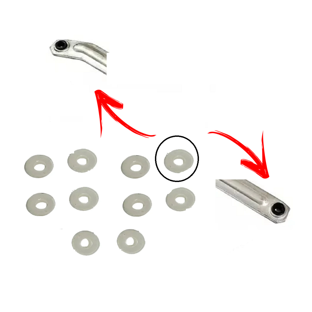 Bucha Barra Interna Limpador Parabrisa Fusca - Plastico Cód: 111.955.315.1