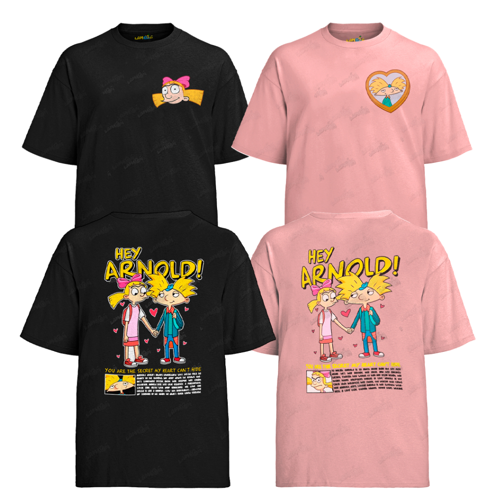 Camiseta Casal Graphic Tee Unissex Hey Arnold FC