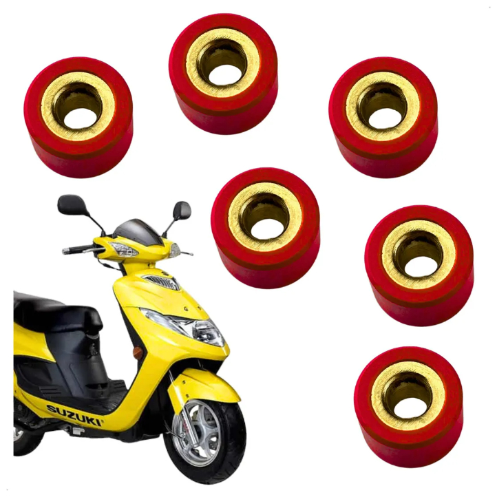 Kit Com 6 Rolete Embreagem Suzuki Burgman 125 Até 2010 12g