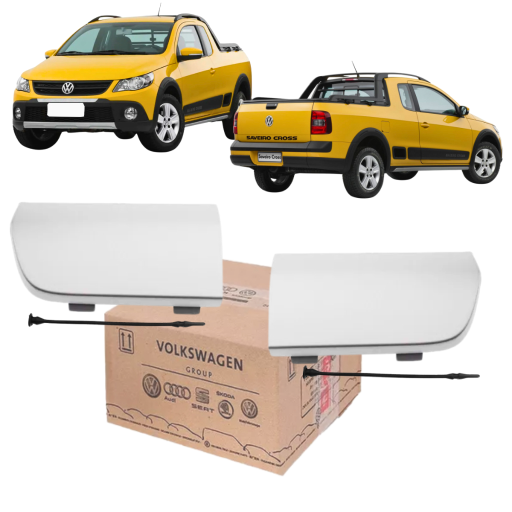 Par Tampa Spoiler Macaco Traseira Saveiro Cross G5 G6 - 5U7/853978//GRU   5U7/853977//GRU