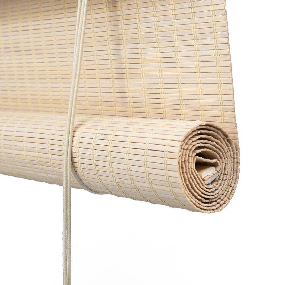 Persiana Rolo Bambu Fresno Para Portas e Janelas de Quarto Sala Cozinha Sacada - Linha Bauhaus