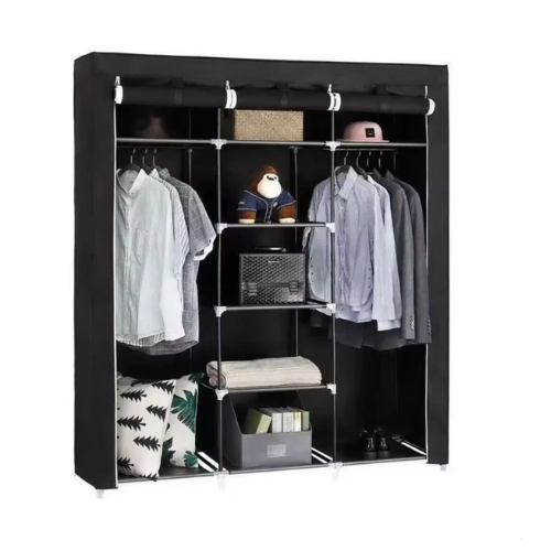 Roupeiro Desmontável Guarda Roupa Dobrável Organizador De Roupas Portátil Multiuso em Oferta na Shopee