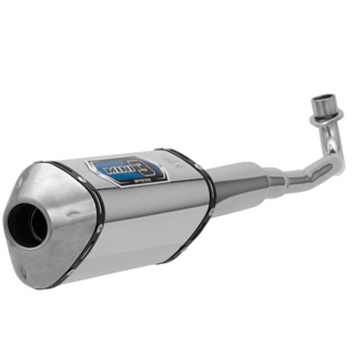 Escapamento Escape Moto Pro Tork Mini 3 Compatível Com Biz 125 2005 2006 2007 2008 Curva Cromada em Oferta na Shopee