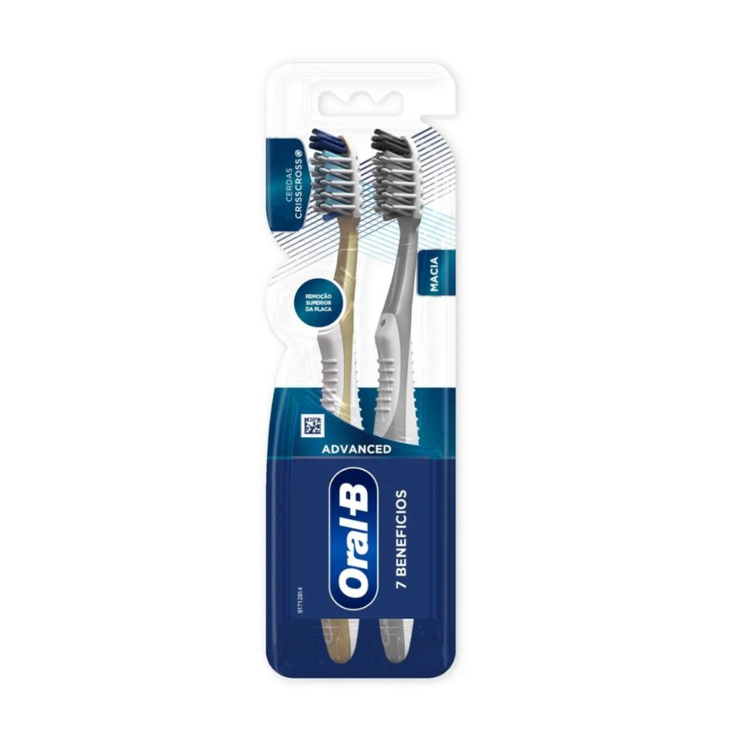 Escova Oral-B 7 Beneficos Pro-Saude 40 Com 2 Unidades